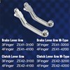 ZETA Pivot Brake Lever Type-M 3-Finger Rep. Lever