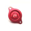 ZETA Oil Filter Cover CRF450R 02-08, CRF450X 05-17, Red