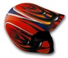 Helmet Skinz, Red Tribal
