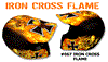Helmet Skinz, Iron Cross Flame